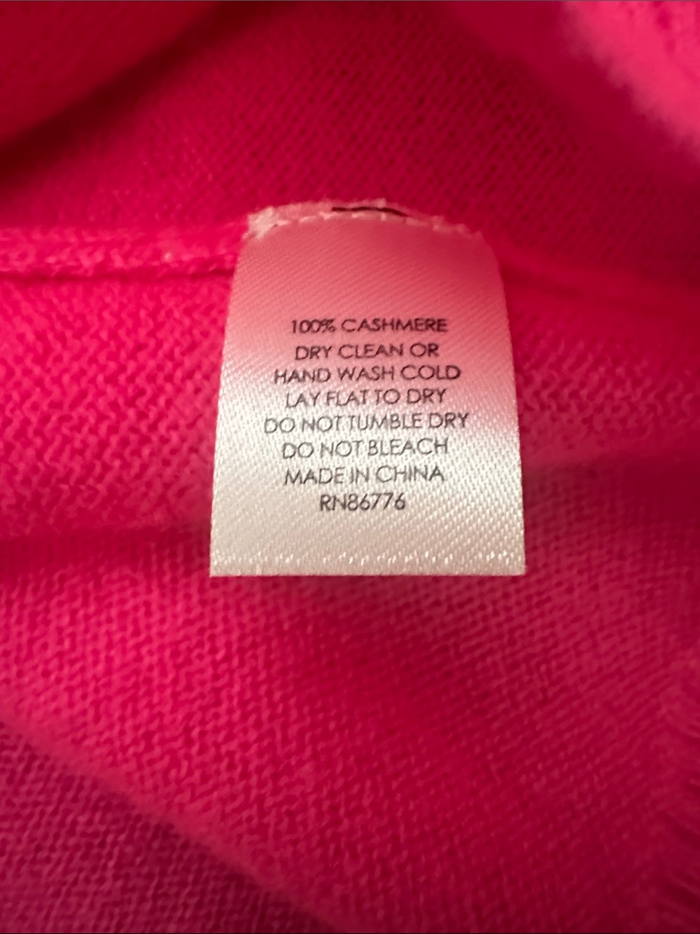 Women's Sz. S J Society - Saint Bernard - Hot Pink Layered V-Neck Sweater - Picture 3 of 7